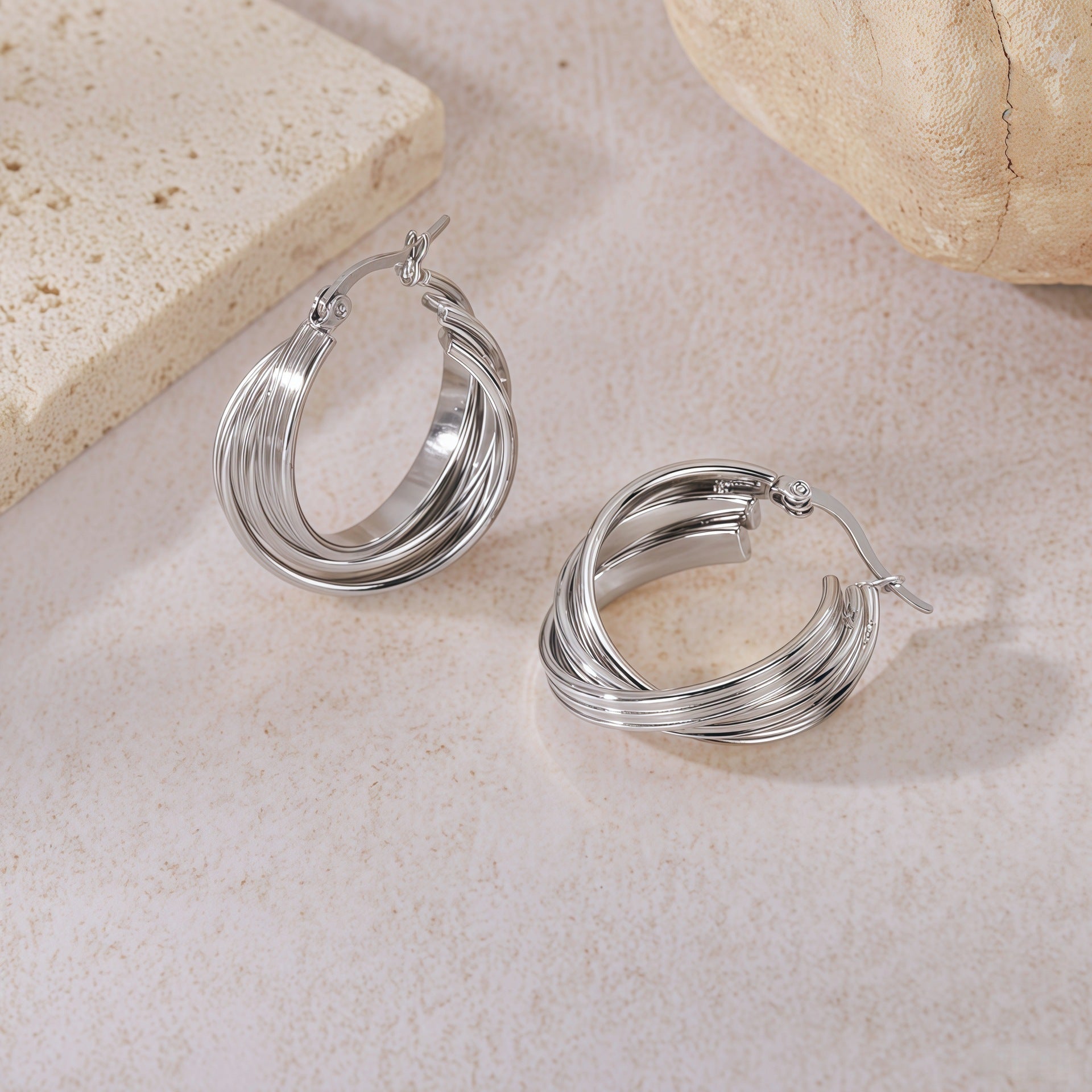Wholesale titanium steel  non-fading earrings