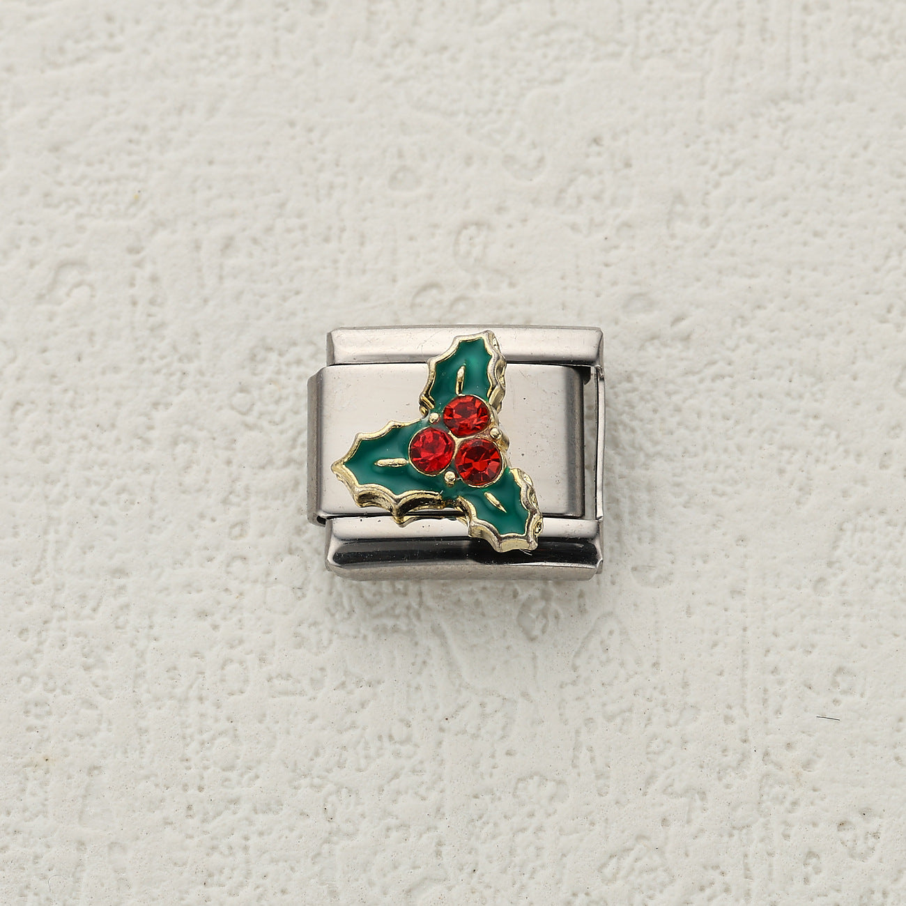 Wholesale 10pcs Italian Charm Bracelet 9mm DIY Splicing Christmas Collection Stainless Steel Composable Bracelet