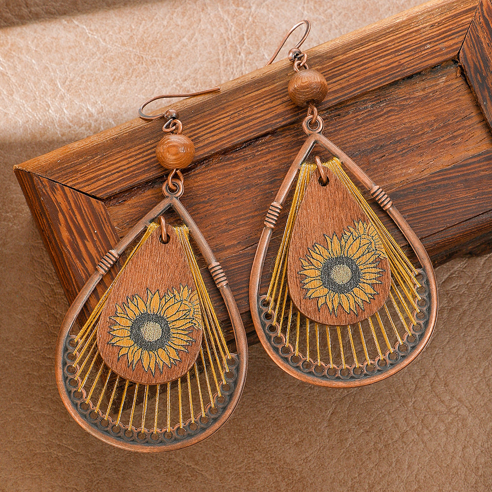 Wholesale Zinc Alloy Maillard Style Earrings Set