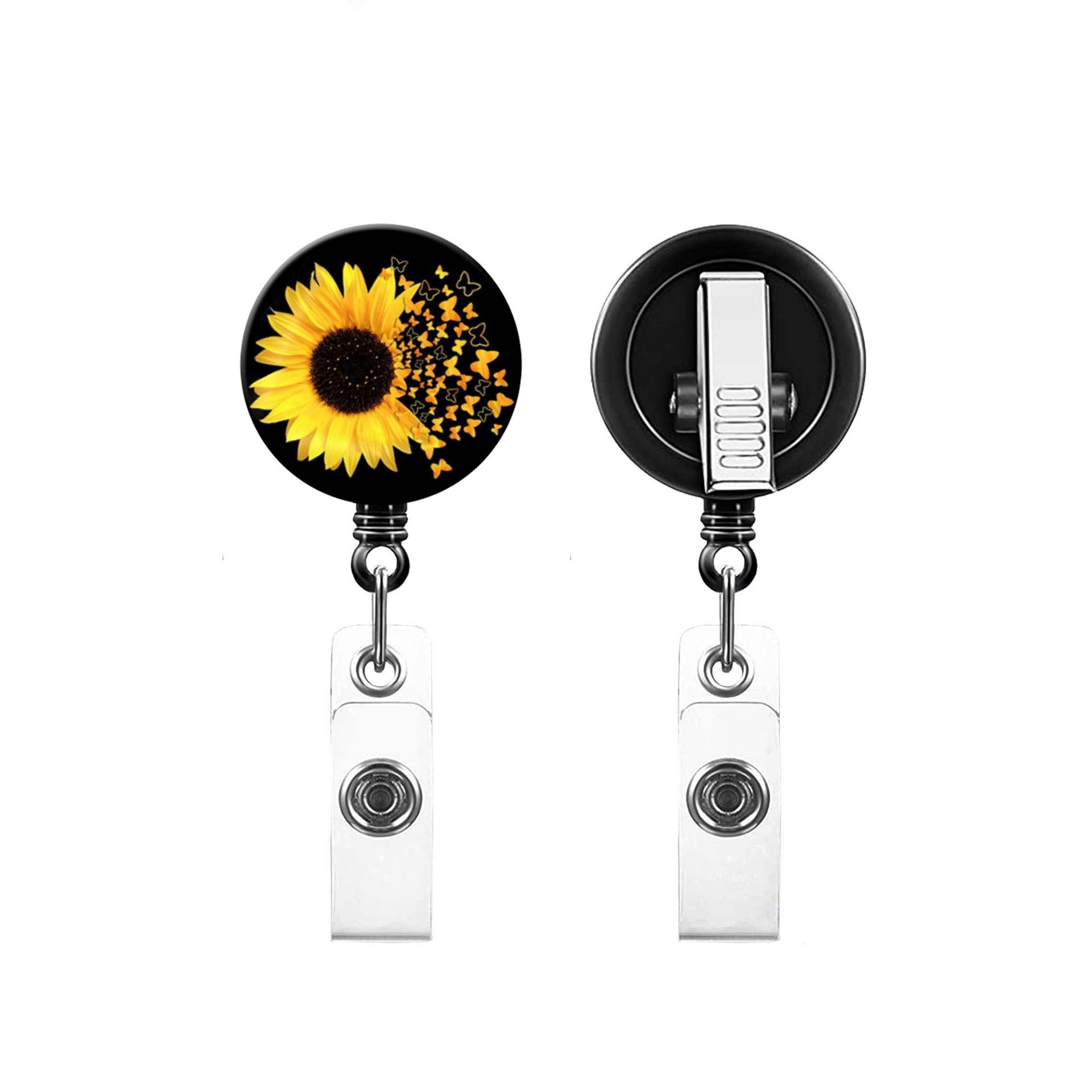 Wholesale ABS Sunflower Telescoping Keychain