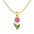 Wholesale tulip necklace bracelet anklet suit