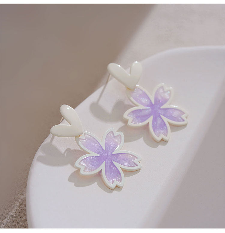 Wholesale  Cherry Blossom Earrings  Love Earrings