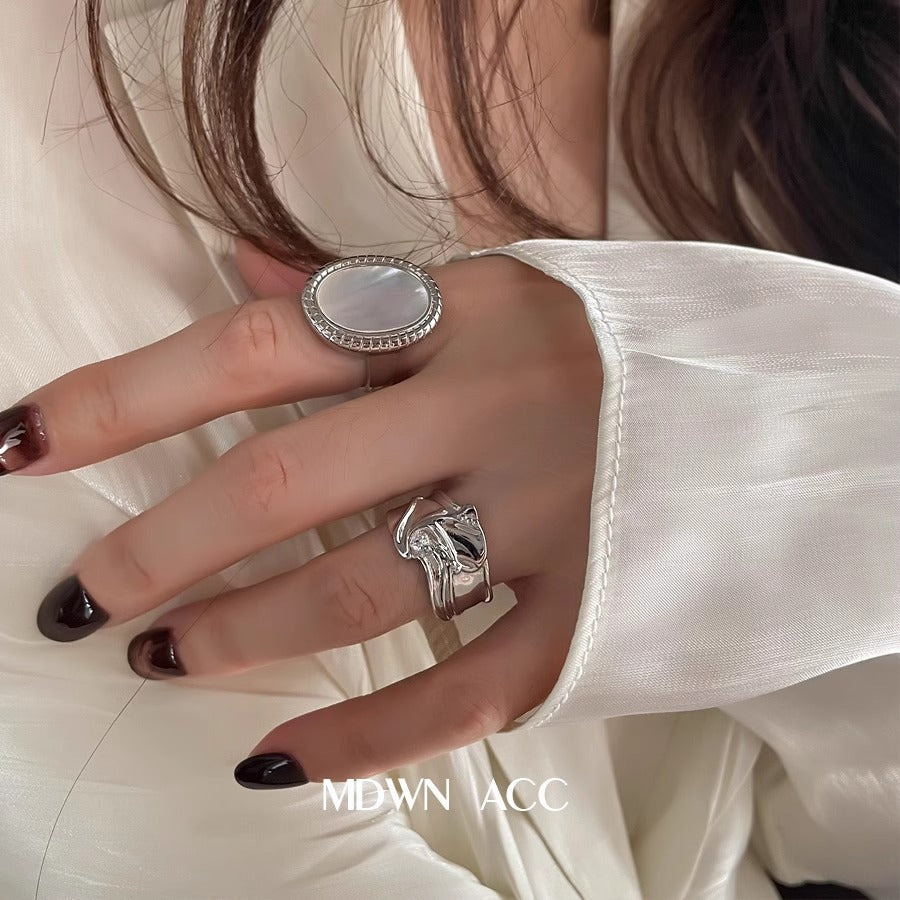 Wholesale  Shell Magic Color Effect Personalized Open Ring