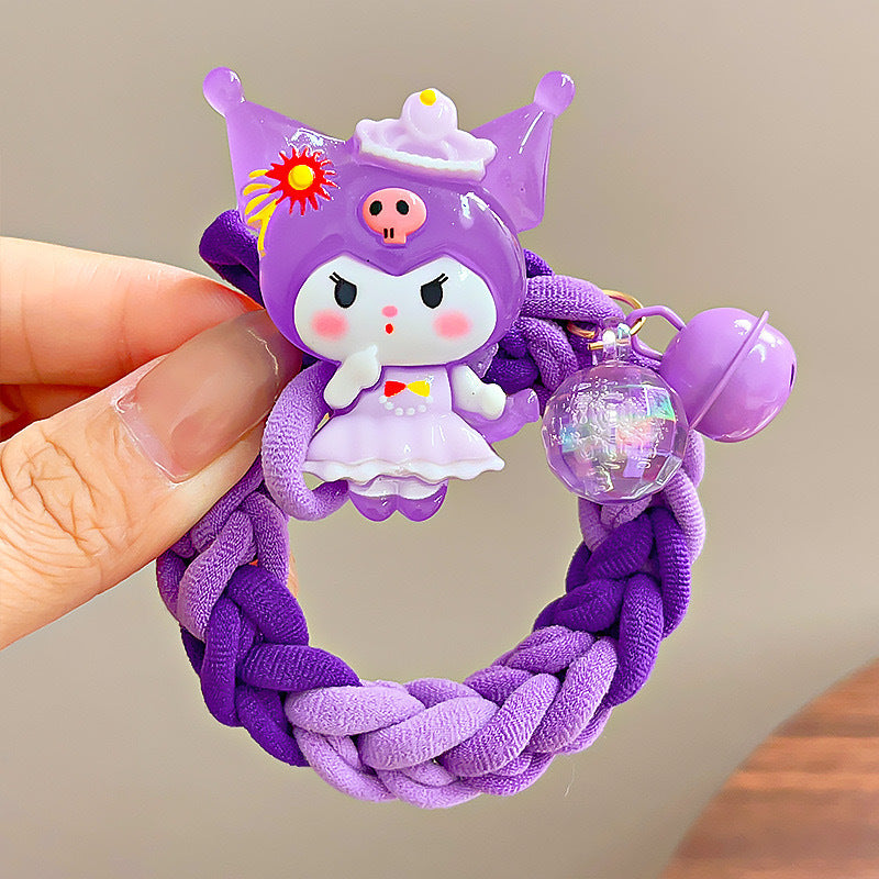 Wholesale 10pcs Cartoon Cute PVC Hair Rope Hair Scrunchies ACCVIP-HS-Huidi003