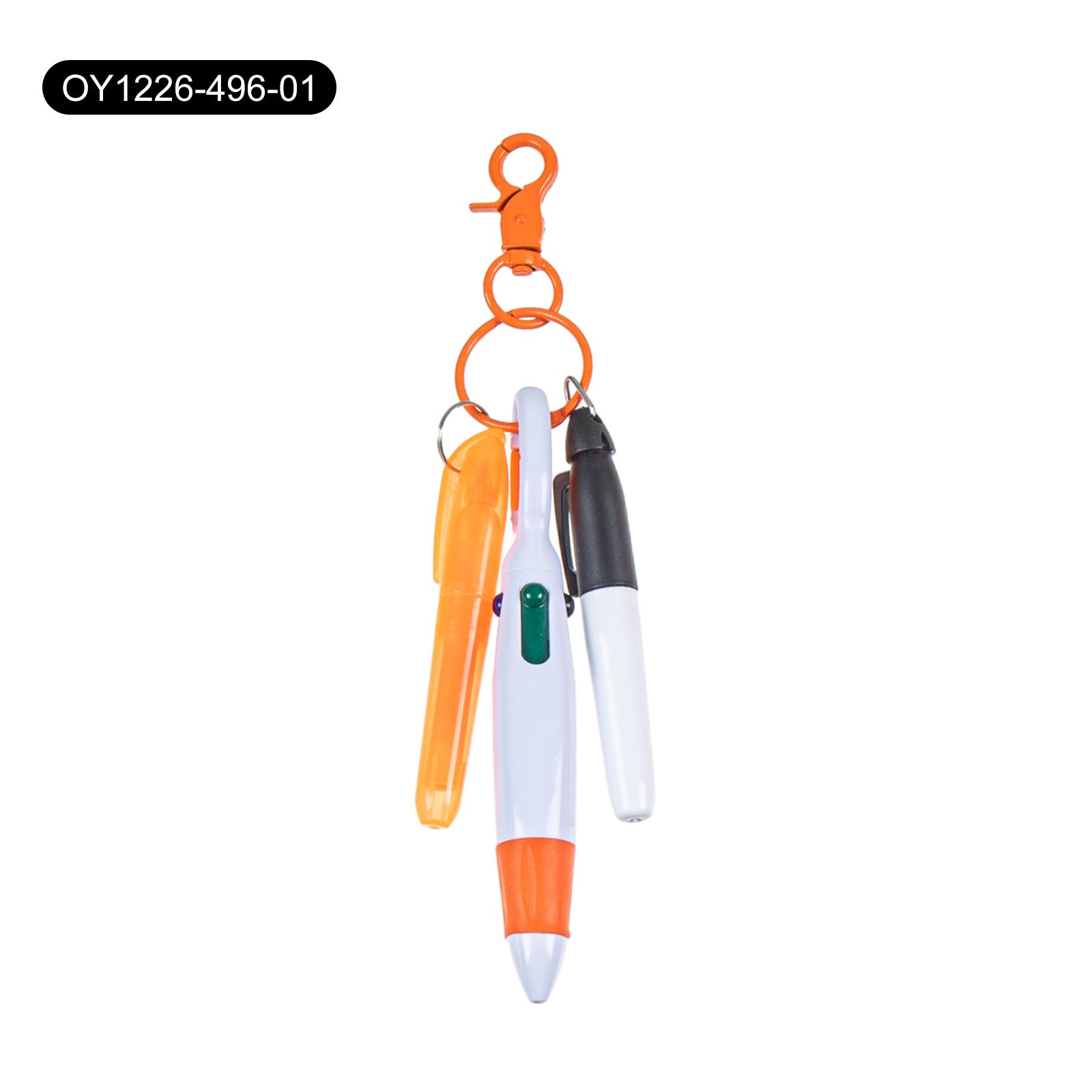 Wholesale Four Color Ballpoint Pen Mountaineering Clip Highlighter Set Keychains ACC-KC-DiGuo001