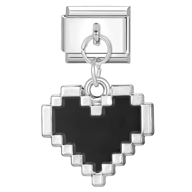 Wholesale Italian handmade pendant butterfly flower DIY jewelry