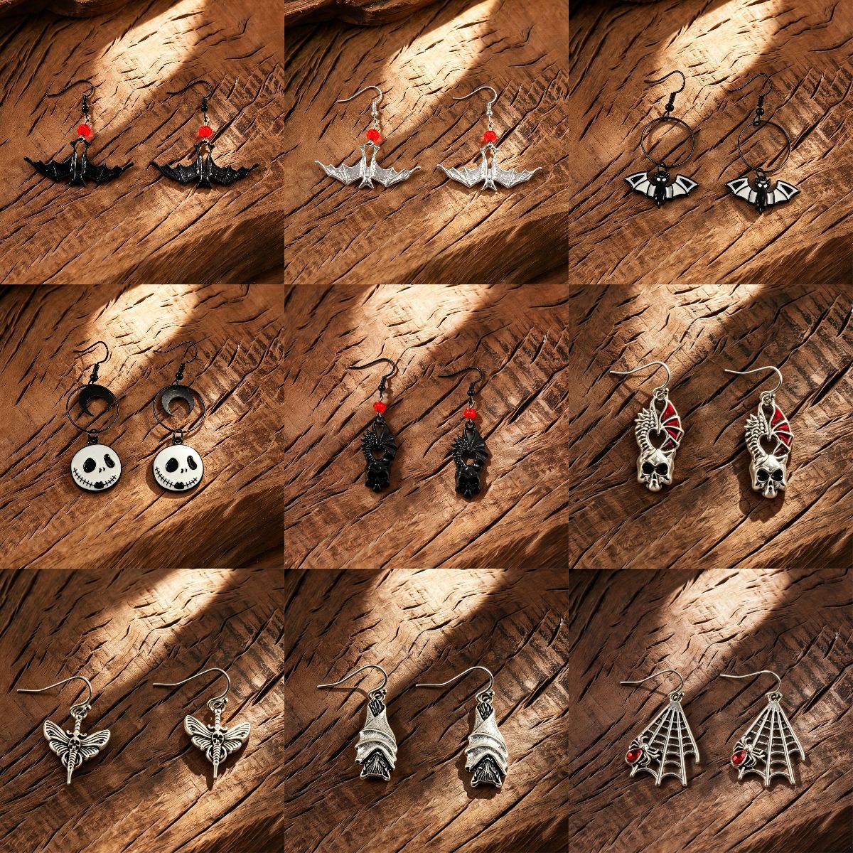Wholesale Retro  Skull Pendant Ear Hooks – Trendy Party Fashion Accessory Gift
