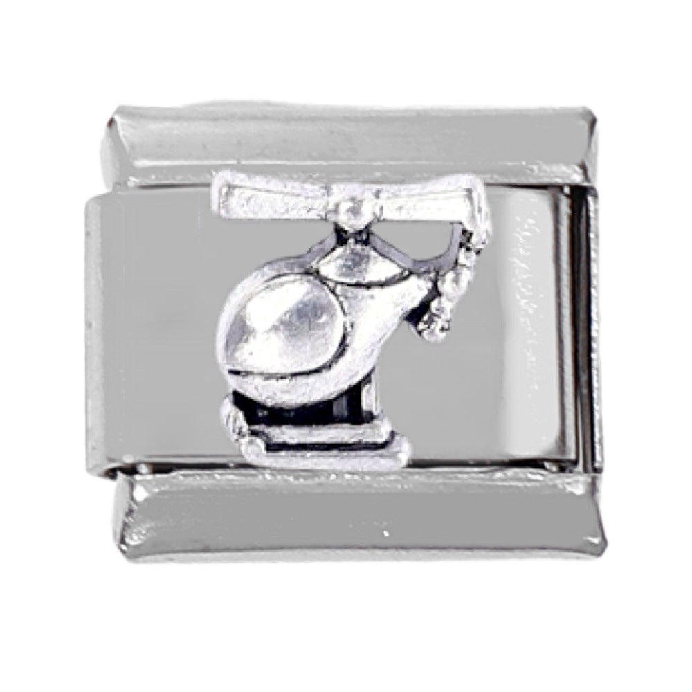 Wholesale 5pcs Italian Charm Bracelet Charm Module Stainless Steel Car Airplane Bracelet 9mm DIY Pattern Free Stitching Detachable Composable Bracelet ACC-BT-DaLiang020