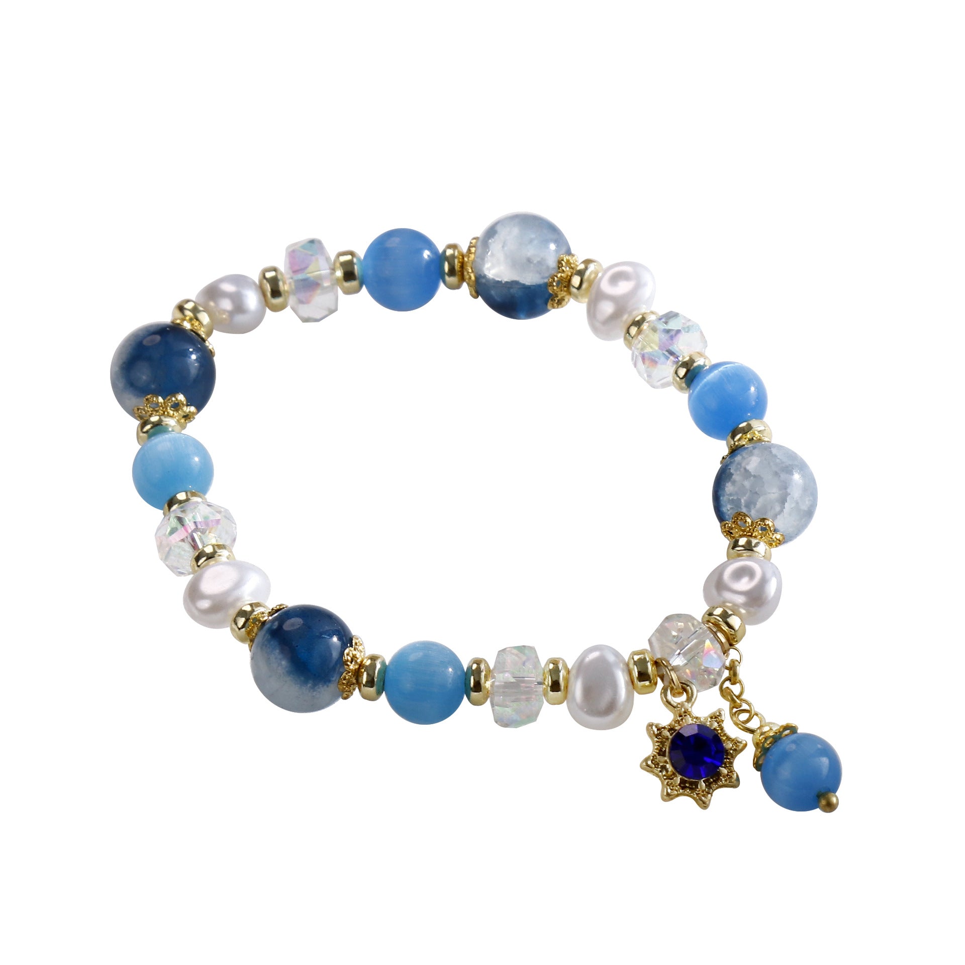 Wholesale Pearl Cat's Eye Stone Bracelet