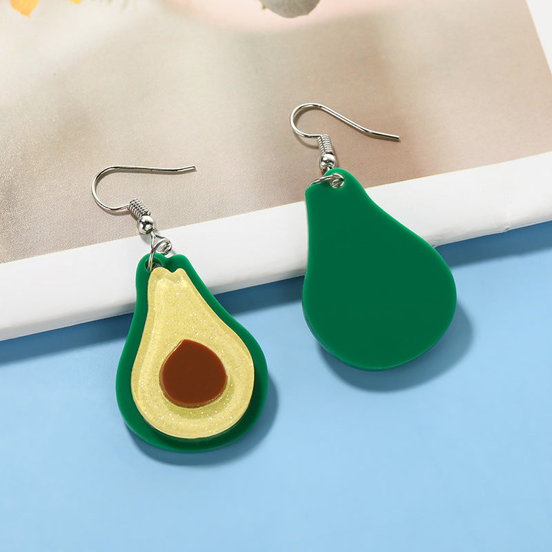 Wholesale Creative Acrylic Earrings Cute Fruit Earrings ACC-ES-Jiay013