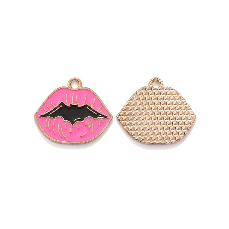 Wholesale  Pink Series Zinc Alloy Pendant DIY Phone Chain Jewelry Accessory for Party
