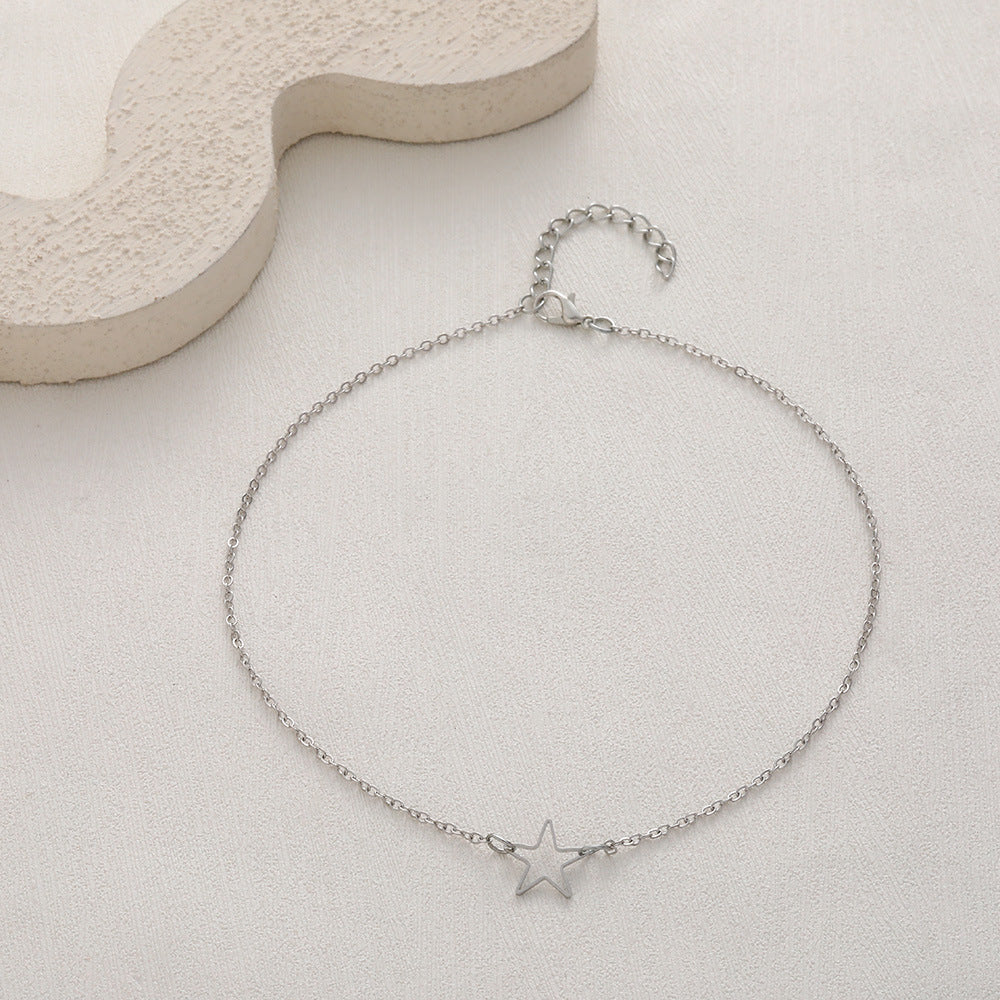 Wholesale Five-pointed Star Pendant Necklace