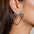 Wholesale Independence Day Exaggerated Long Tassel Love Earrings