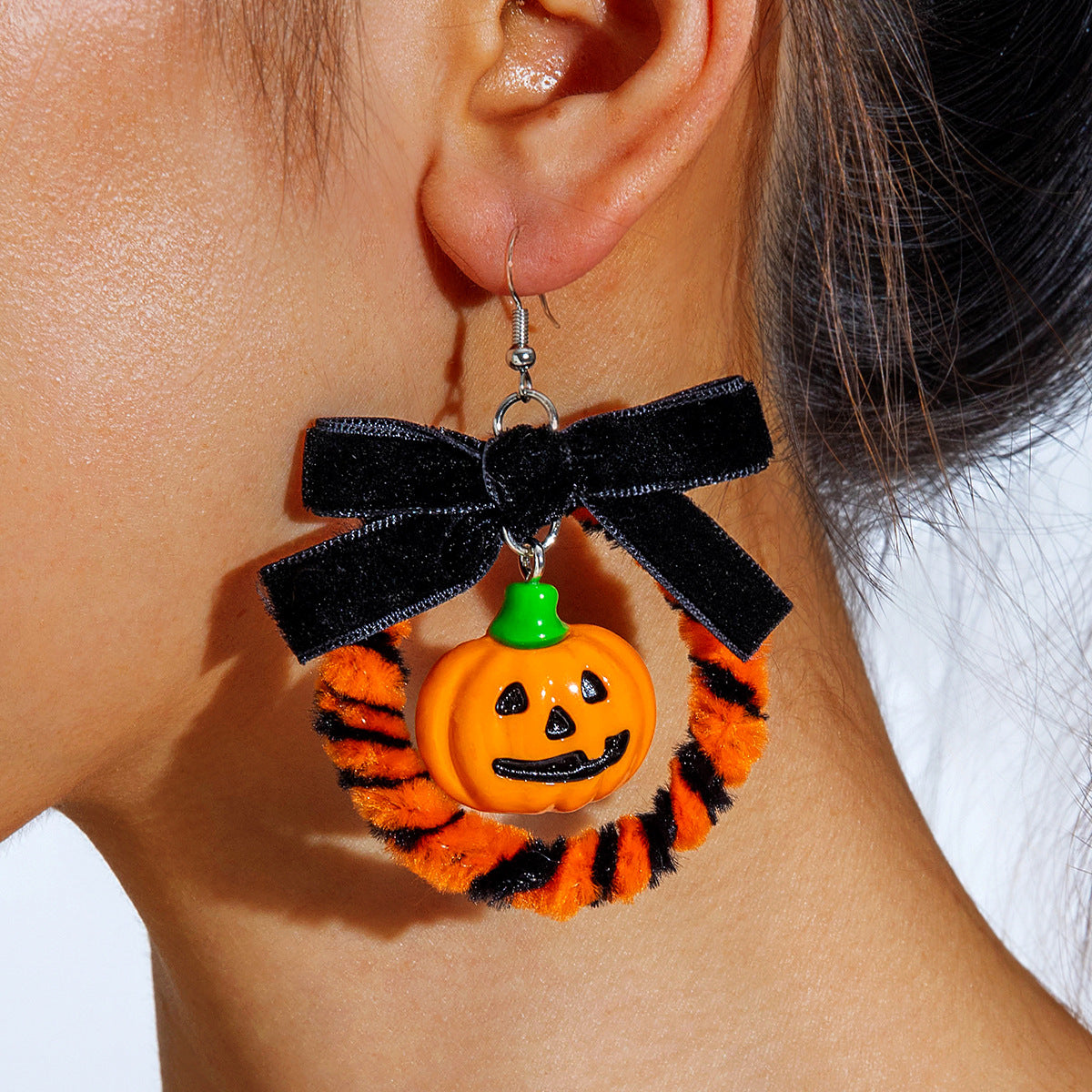 Wholesale Halloween Pumpkin Earrings