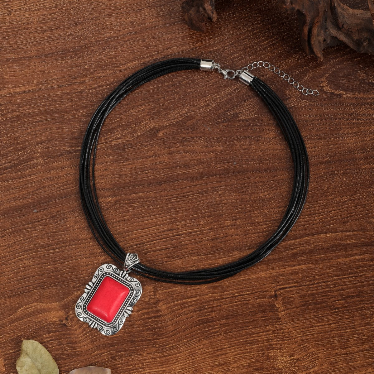 Wholesale Bohemian Vintage Ethnic Turquoise Necklace ACC-NE-JunJie014