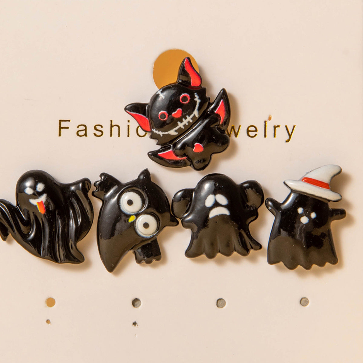 Wholesale   Cartoon Fun Owl Ghost Earrings