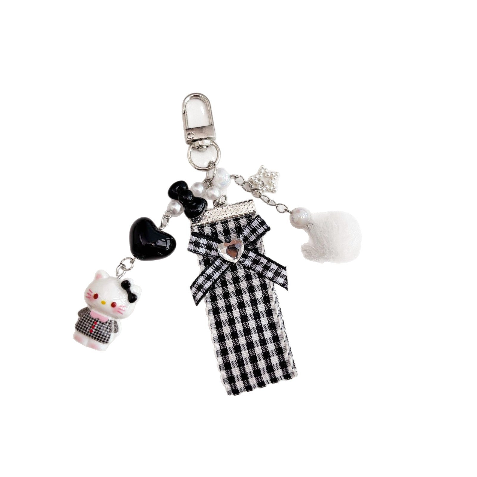 Wholesale  Bow Cat Mobile Phone Chain Keychains