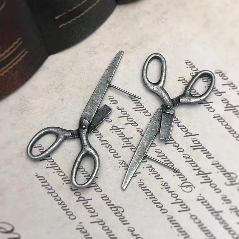 Wholesale Retro Scissors Alloy Earrings ACC-ES-FuSu007