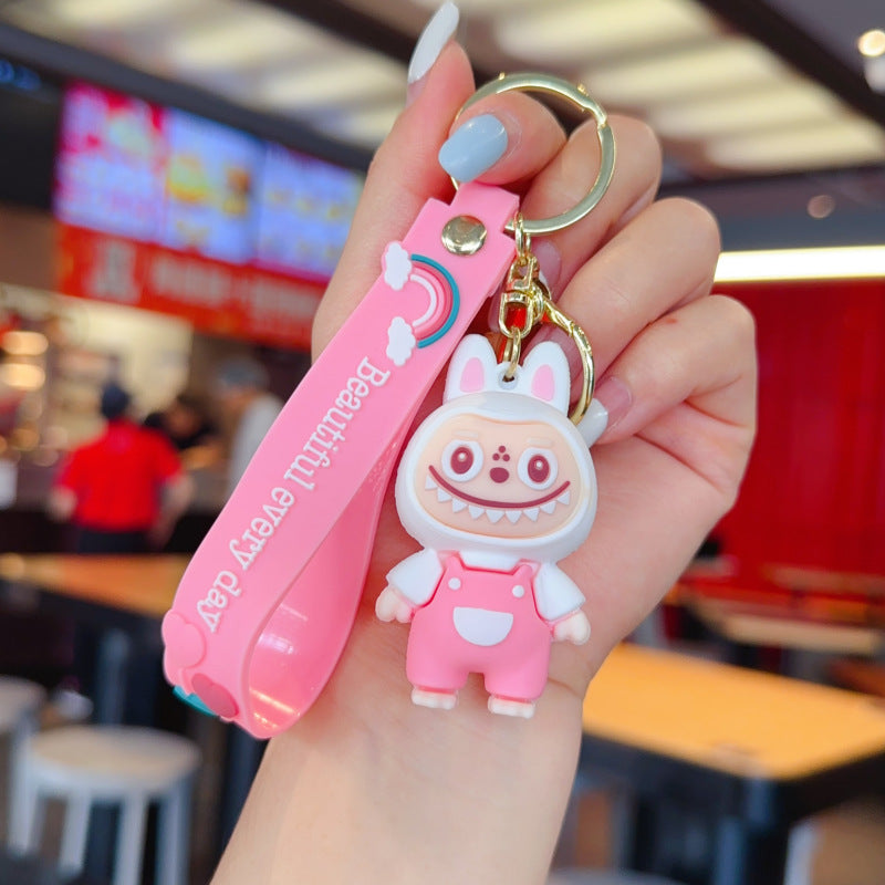 Wholesale Cute cartoon silicone keychain