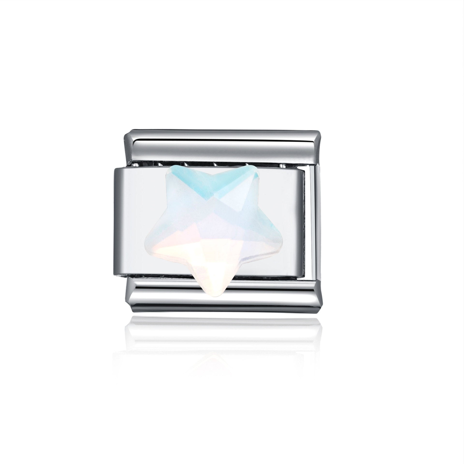 Wholesale Italian Charm Bracelet 9mm DIY Splicing Sun Moon Star Stainless Steel Composable Bracelet