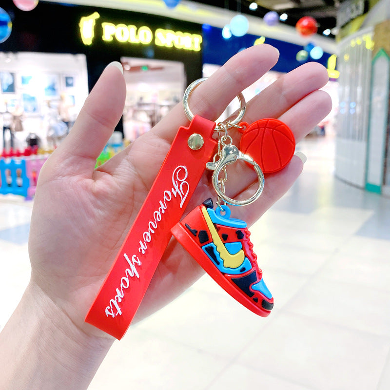 Wholesale Cartoon PVC Soft Basketball Keychain ACCVIP-KC-GongZ026