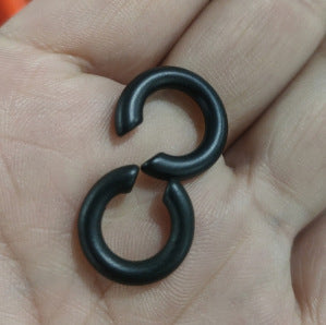 Wholesale  smooth plain ring ear clip retro earrings