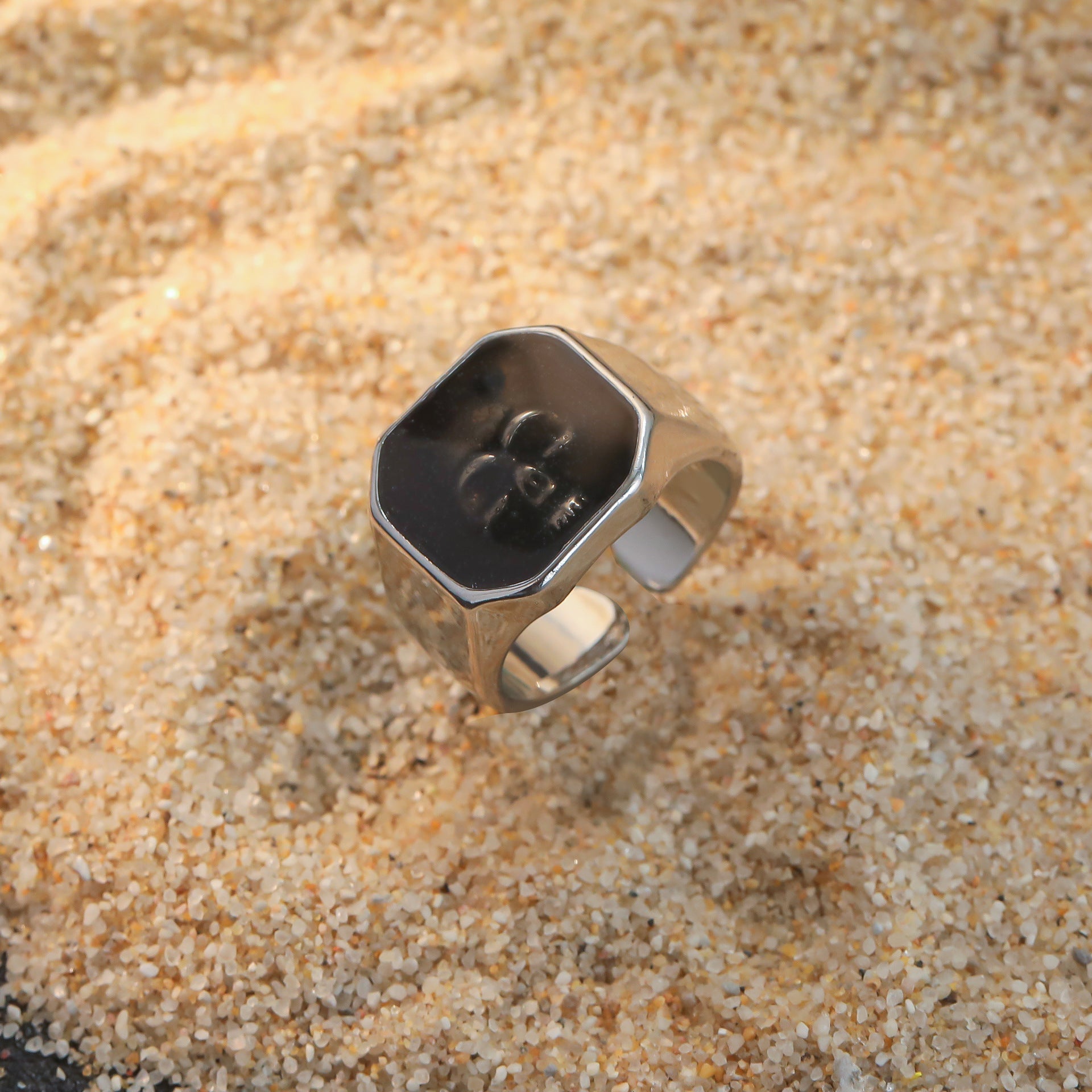 Wholesale  Personalized Skull Opening Adjustable Ring