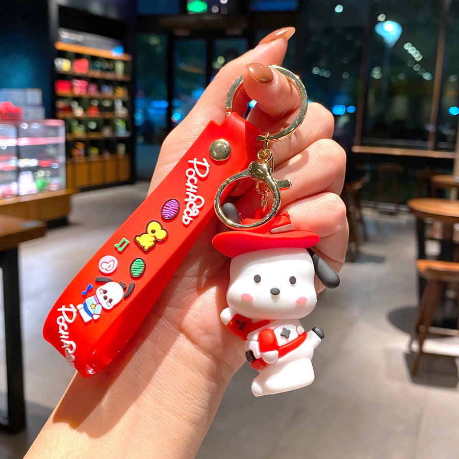 Wholesale Cartoon PVC Soft Glue Cute Keychain ACCVIP-KC-GongZ029