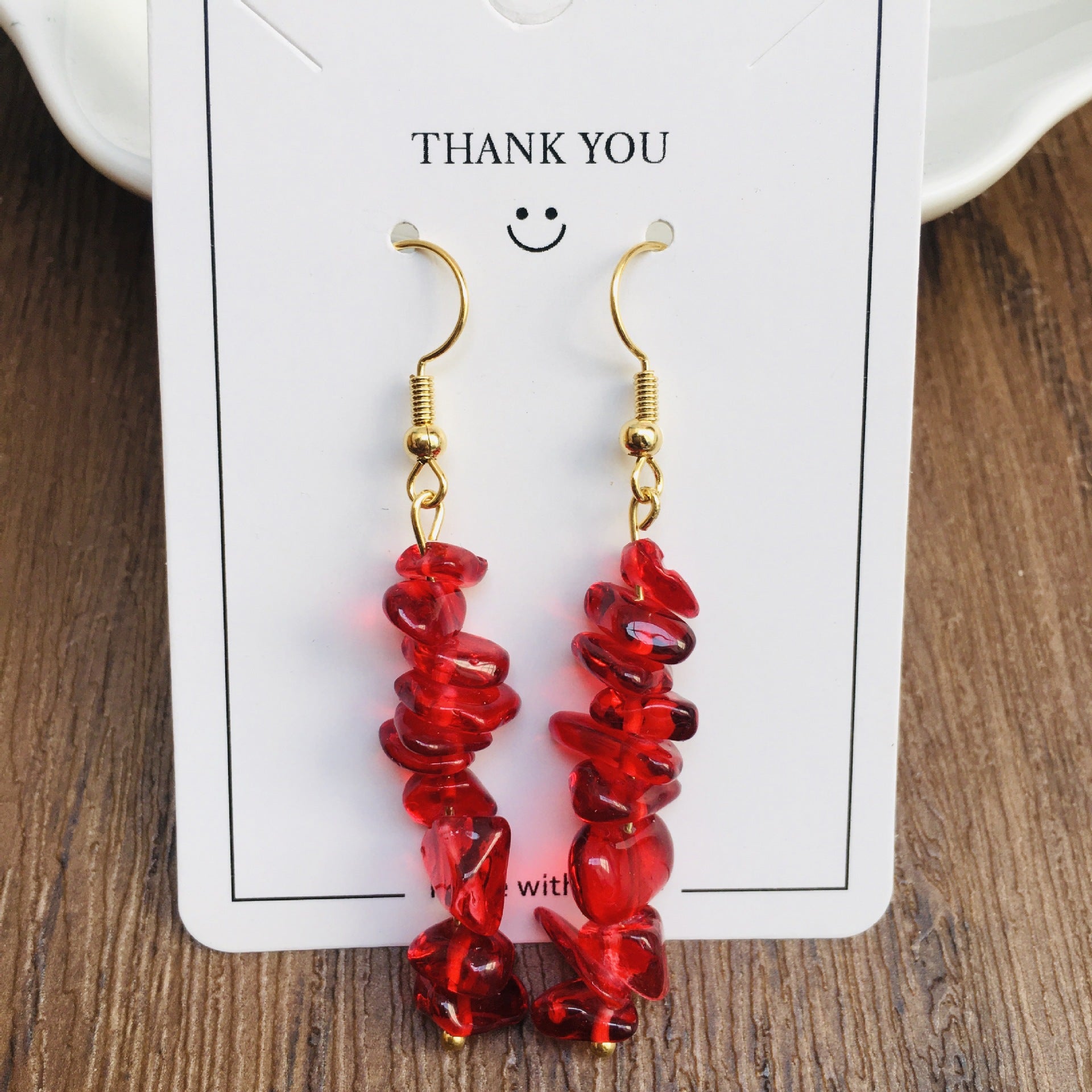 Wholesale Handmade Natural Stone Crystal Beaded Earrings ACC-ES-RongGuan004