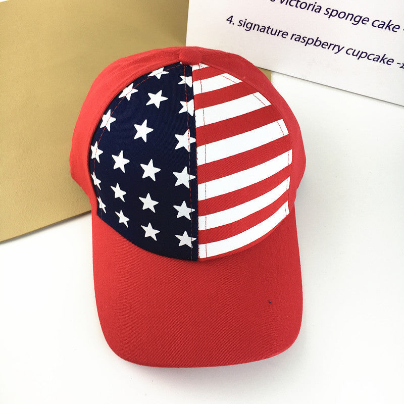 Wholesale Diamond-encrusted Five-pointed Star Printed Baseball Cap