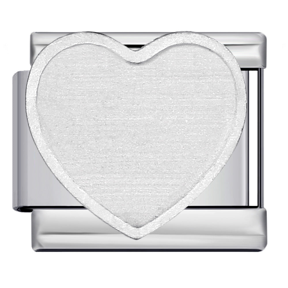 Wholesale Italian Module Bracelet Block Elastic ing Titanium Steel Strap Italian Charm