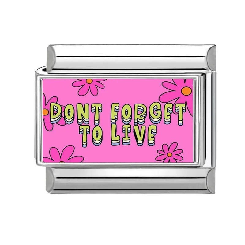 Wholesale Italian ModularValentine' s Day Collection Love DIY  Bracelet