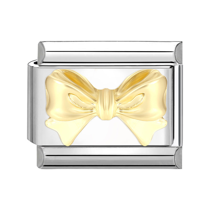 Wholesale Italian Charm Bracelet 9mm DIY Splicing Cute Creative Stainless Steel Composable Bracelet