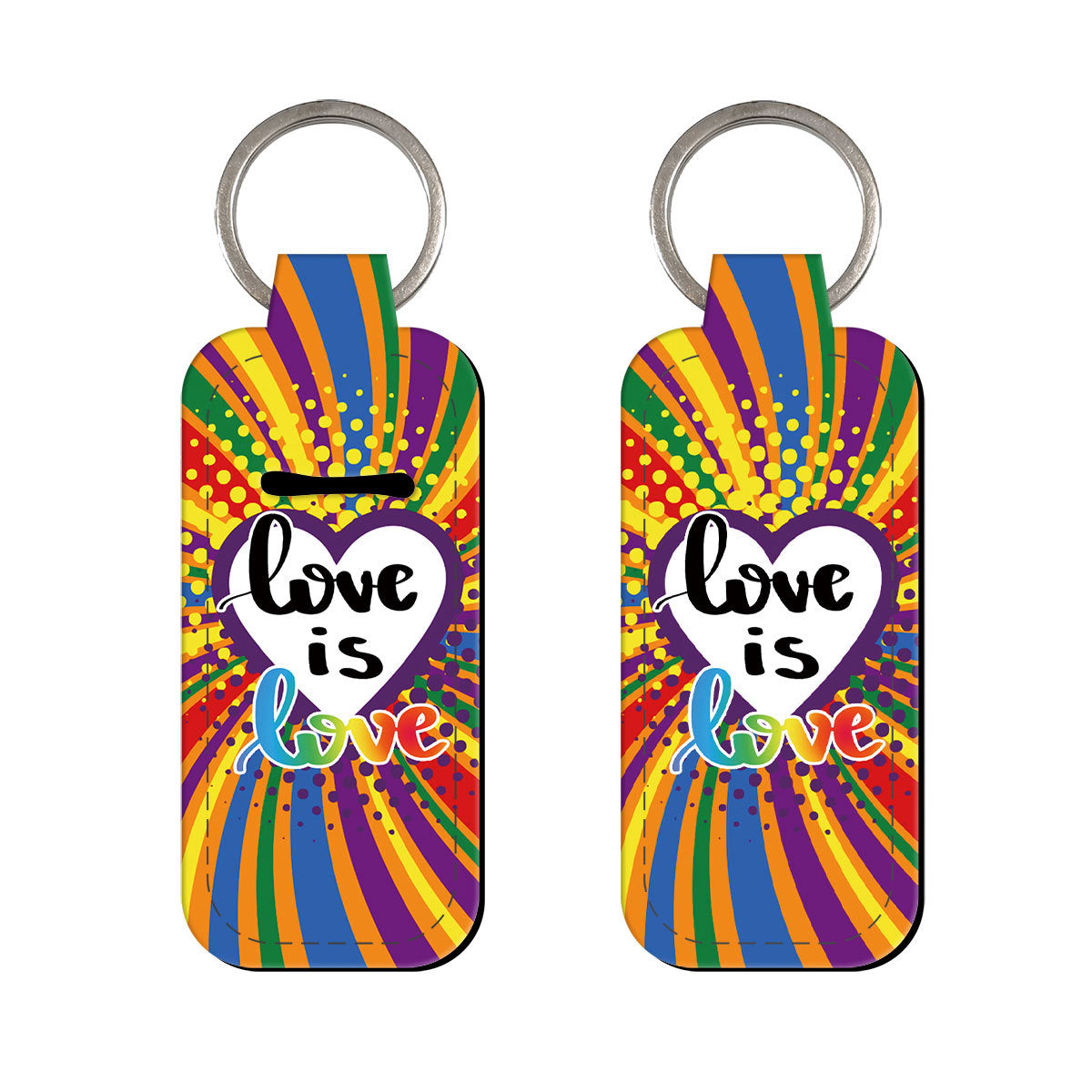 Wholesale 6pcs Love LOVE Lipstick Set Keychain