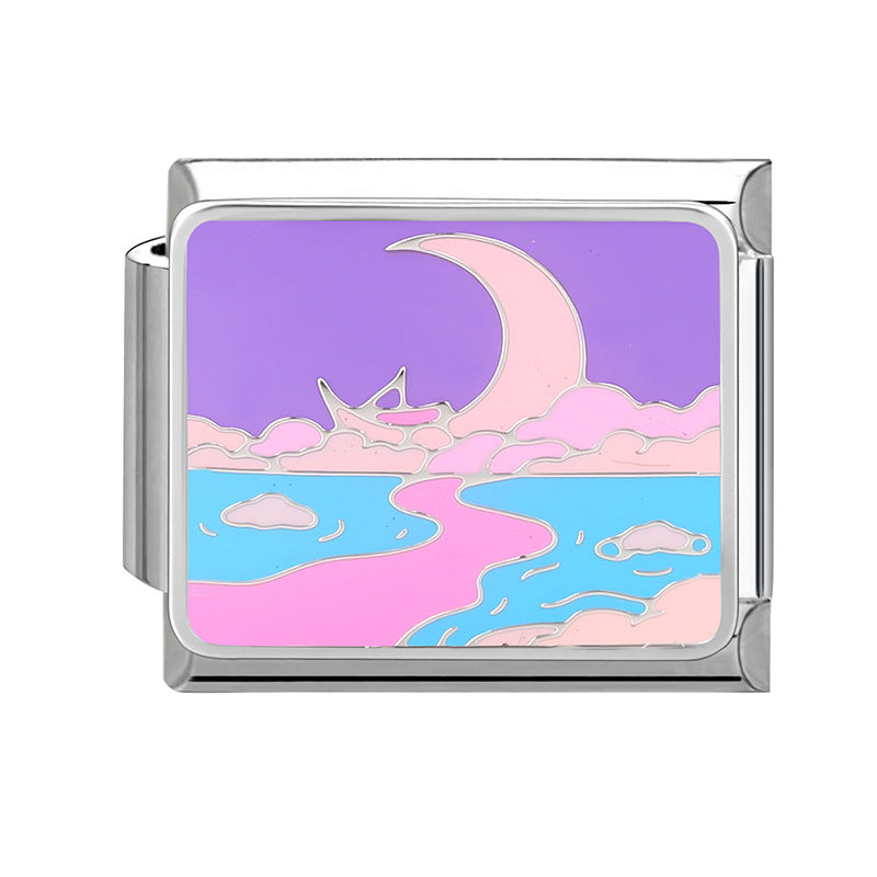 Wholesale Italian modular bracelet cartoon pet DIY