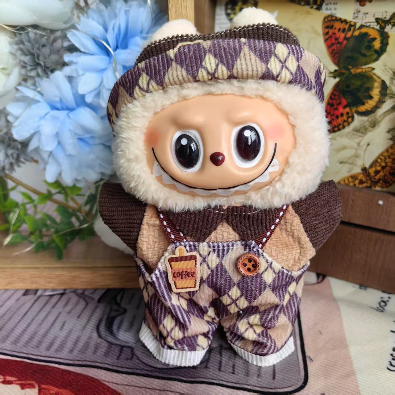 Wholesale Cute cartoon mini doll clothes