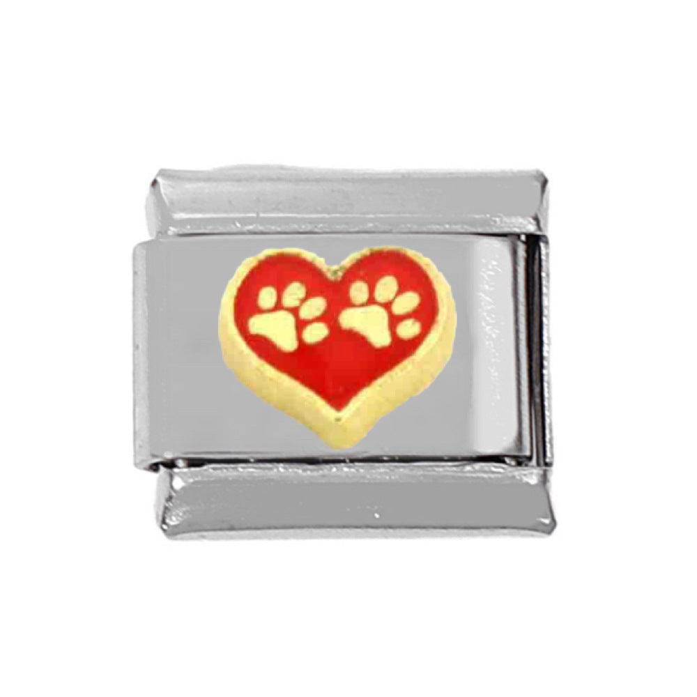 Wholesale 5pcs Italian Charm Bracelet Charm Module Stainless Steel Love Bracelet 9mm DIY Pattern Free Stitching Detachable Composable Bracelet ACC-BT-DaLiang019