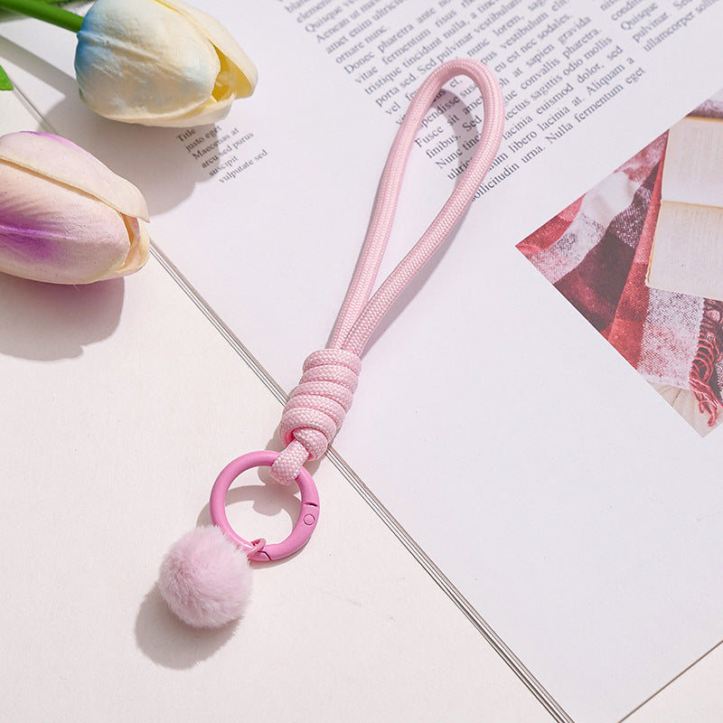 Wholesale Cloth Woven Lanyard Colorful Minimalist Keychain Strap,  Everyday Use for Phone Water Bottle