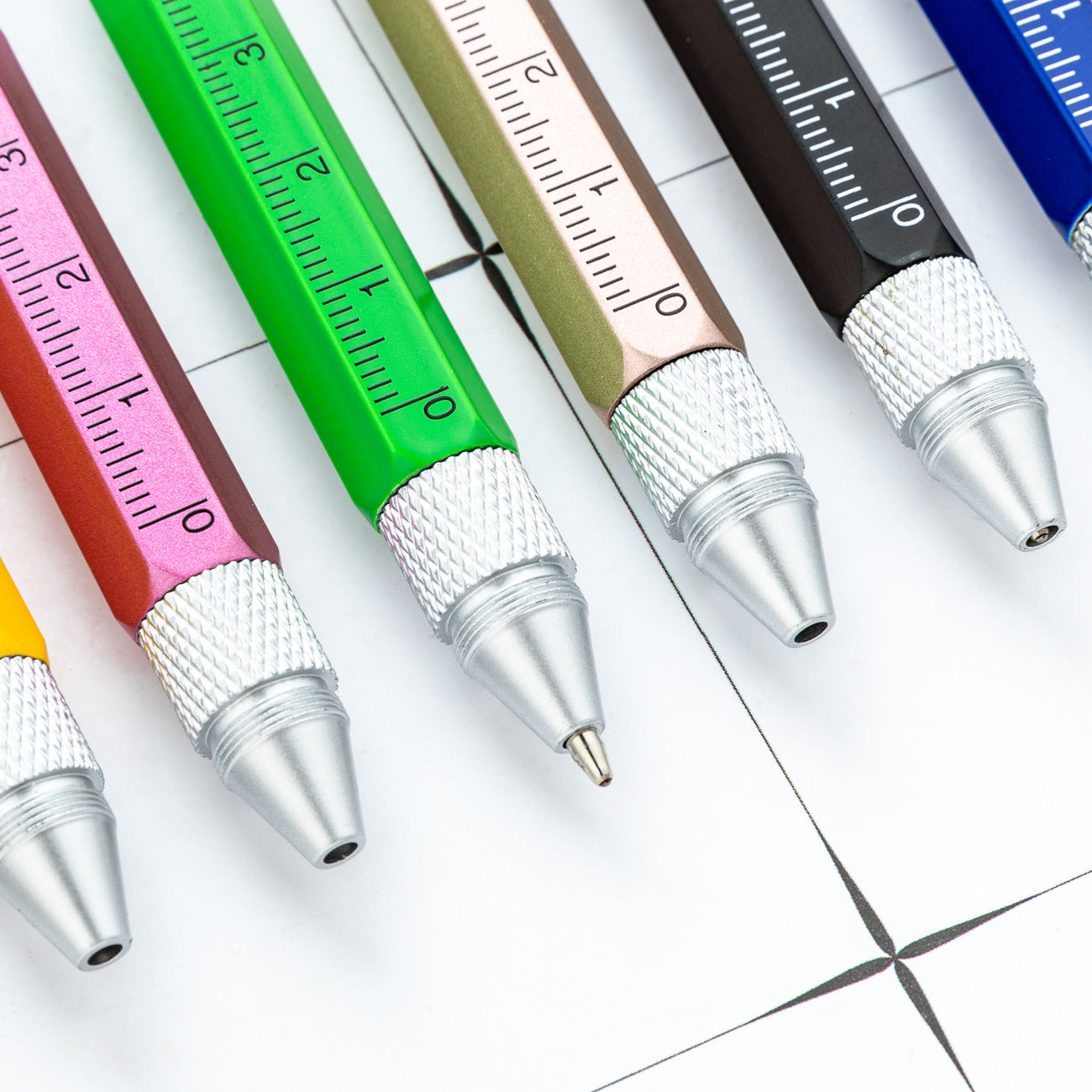 Wholesale DIY bead tool pen five in one scale beadable pens