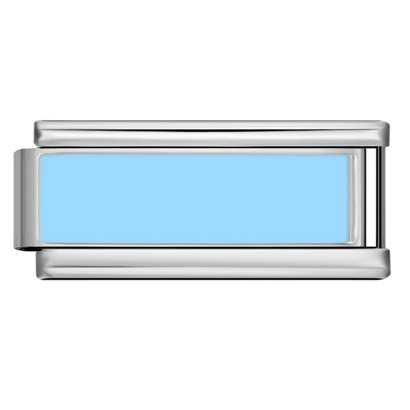 Wholesale Italian Charm Bracelet 9mm DIY Long Strip Stamping Series   Creative Stainless Steel Composable Bracelet