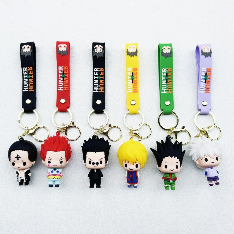Wholesale Cartoon PVC Soft Glue Keychain ACCVIP-KC-WuY004