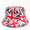 Wholesale  British flag printed double-sided fisherman hat sunshade hat bucket hat