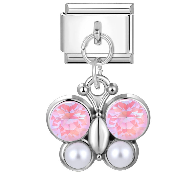 Wholesale 9mm Italian Charm Starter Bracelets DIY Pendant Stainless Steel Composable Bracelet