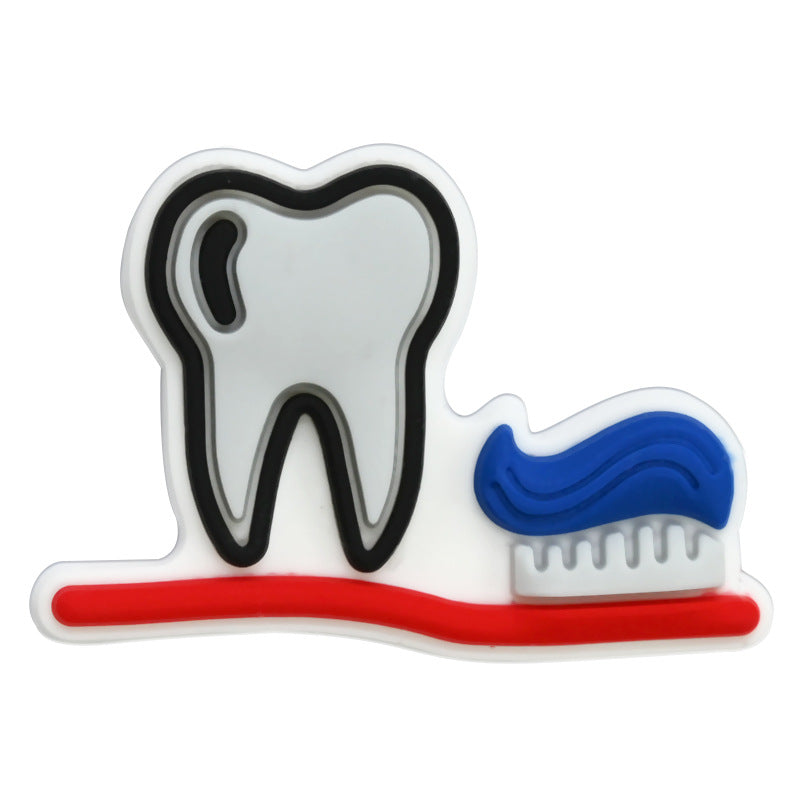 Wholesale Random 100pcs Protect Teeth Shoes Accessories Shoes Charms