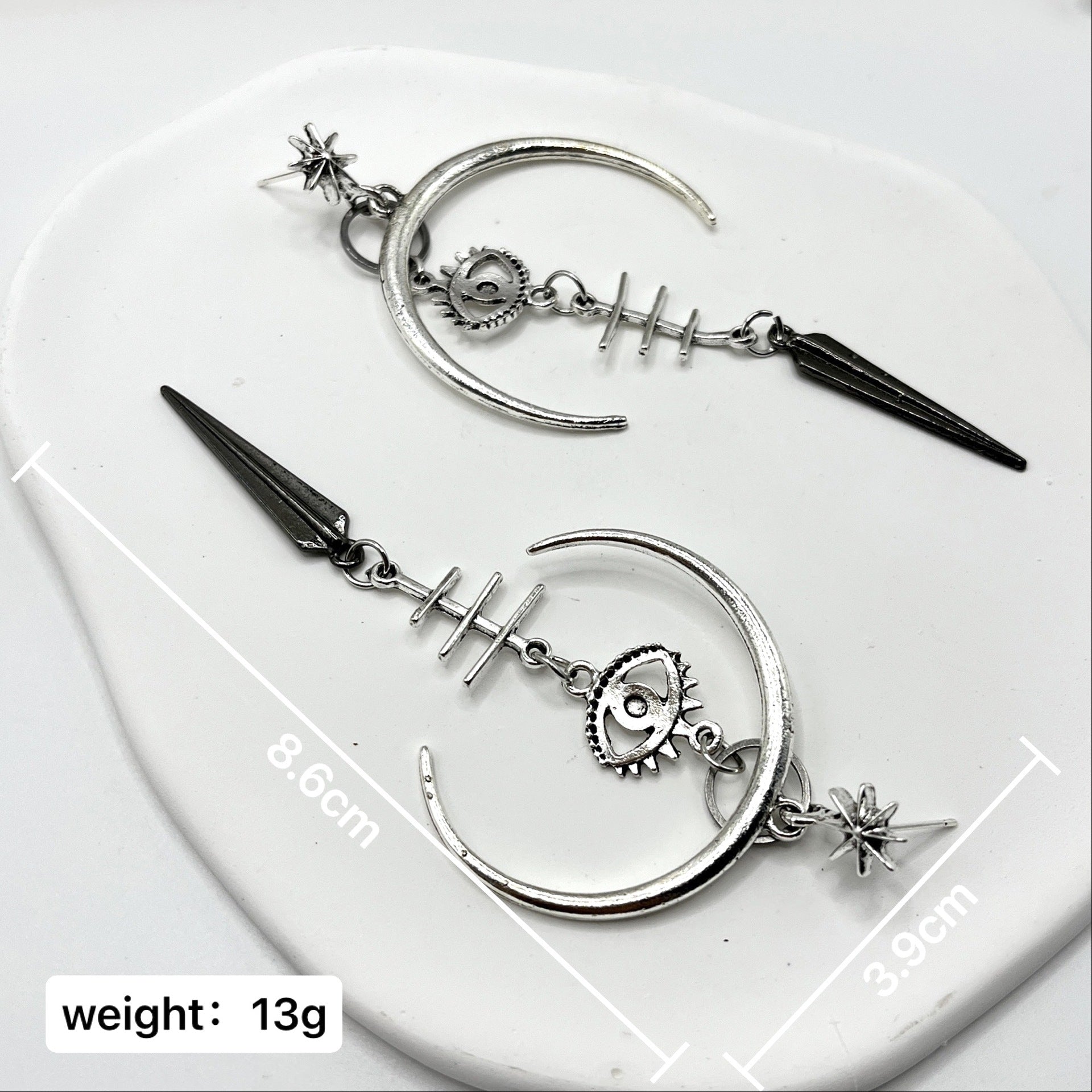 Wholesale  Devil's Eye geometric earrings