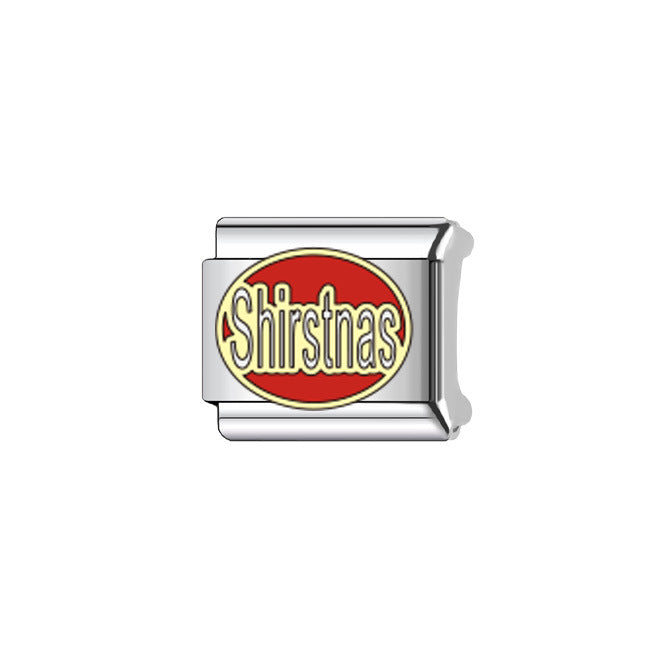 Wholesale Italian Charm Bracelet 9mm DIY Splicing Red Letter Stainless Steel Composable Bracelet