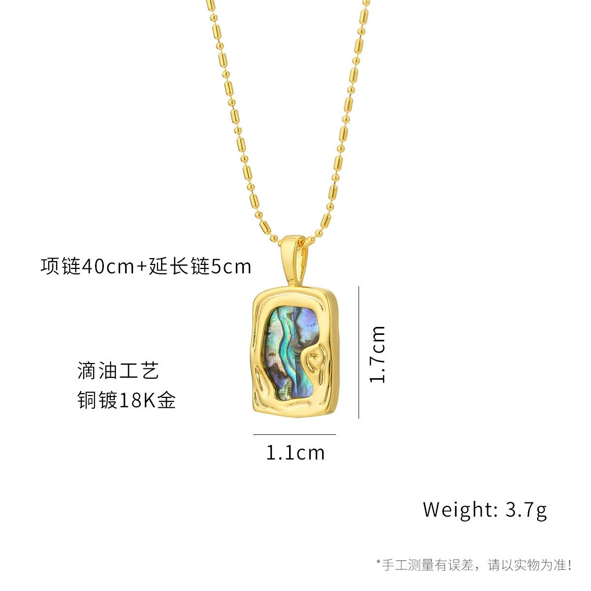 Wholesale Oil Painting Style Pendant Necklace