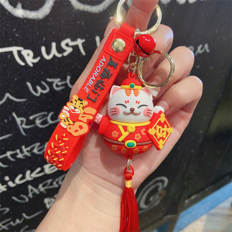 Wholesale Cute cartoon silicone keychain ACCVIP