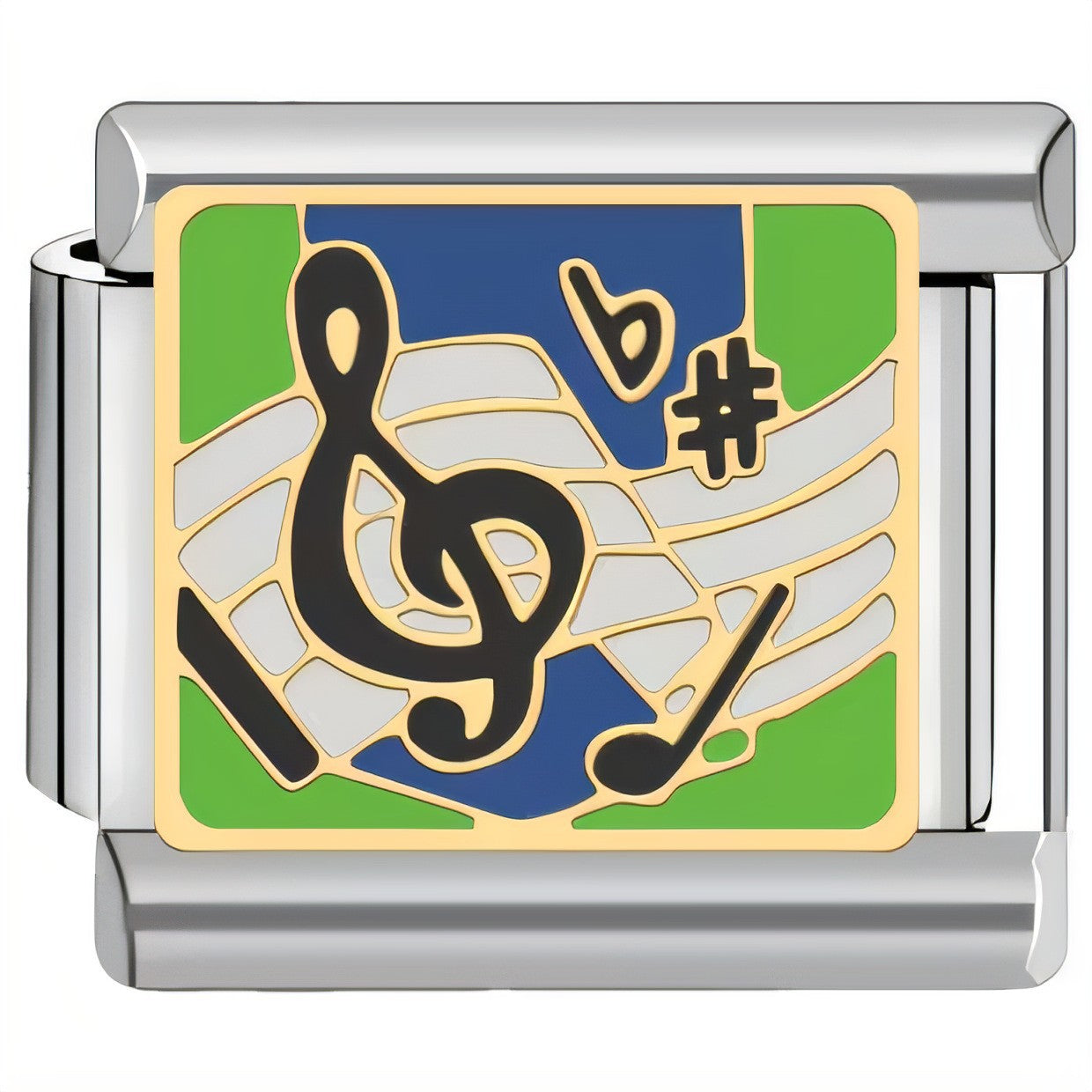 Wholesale  Italian Charm Bracelet 9mm DIY Cute Cartoon  Creative Stainless Steel Composable Bracelet