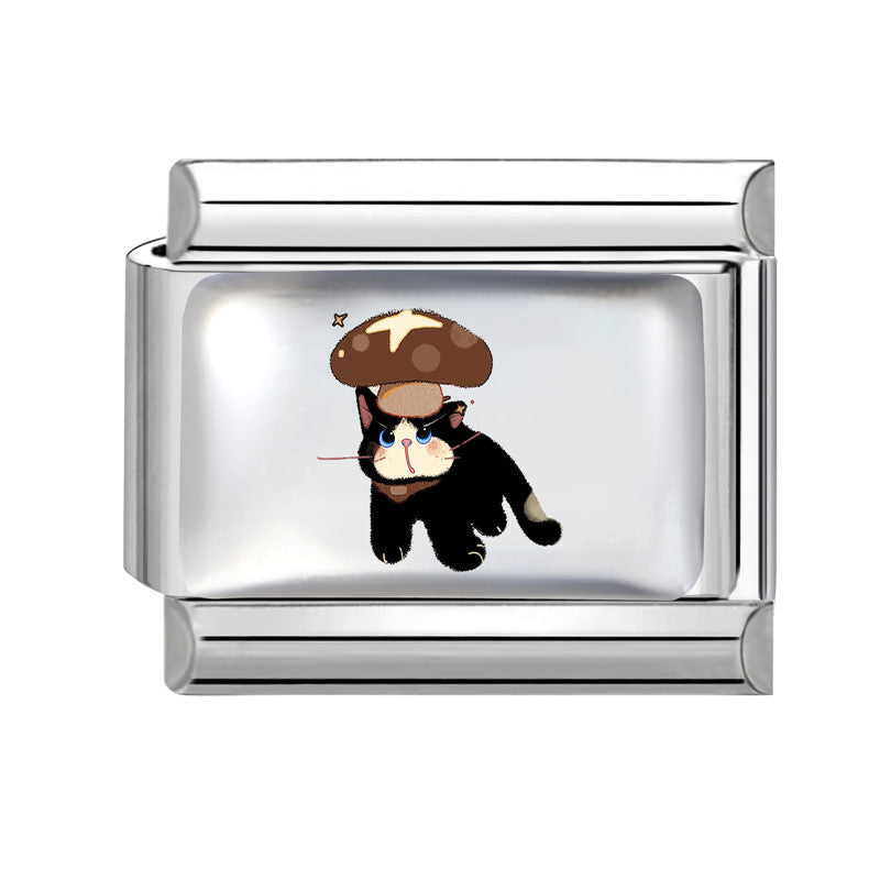 Wholesale Italian Cartoon Cute Animal DIY Stainless Steel Splicing Bracelet – Fashion Jewelry Accessory Gift